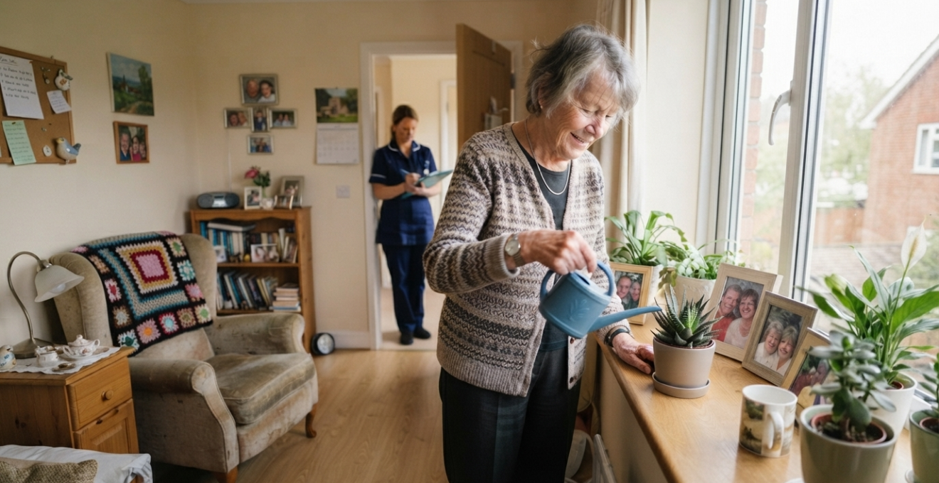 autonomie d’un senior en établissement