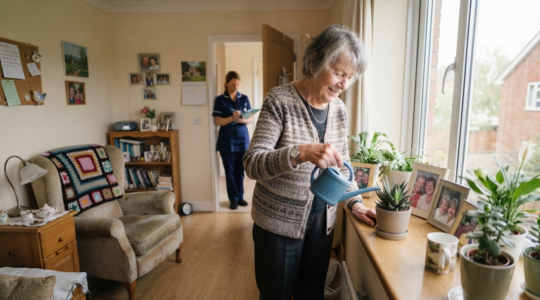 autonomie d’un senior en établissement
